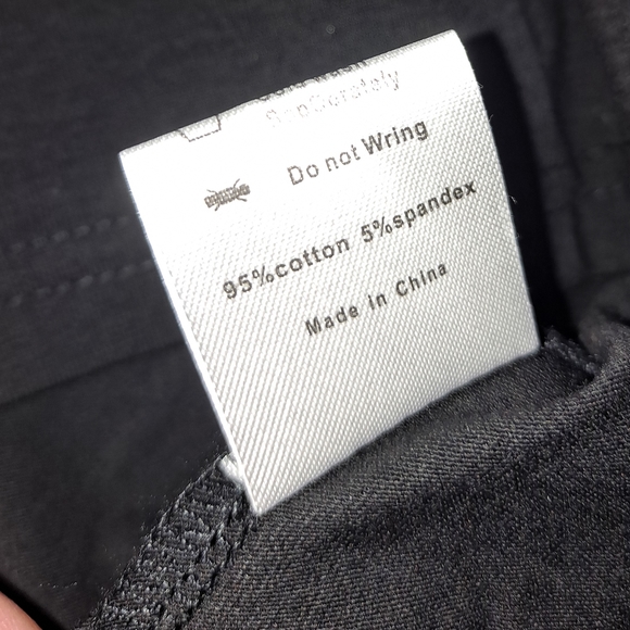 YTD black casual long sleeve top size small shirt - Picture 7 of 7